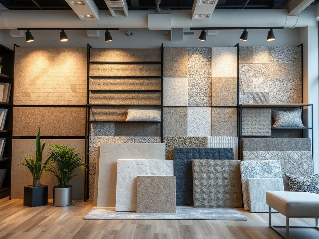 Executive wood-finish background panel