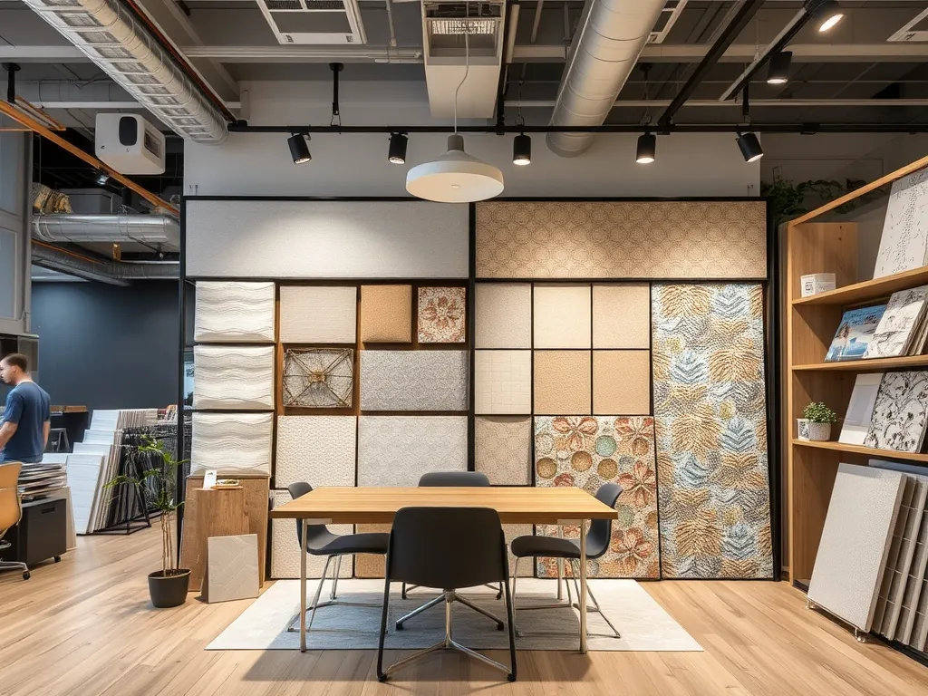 Executive suite with premium backdrop