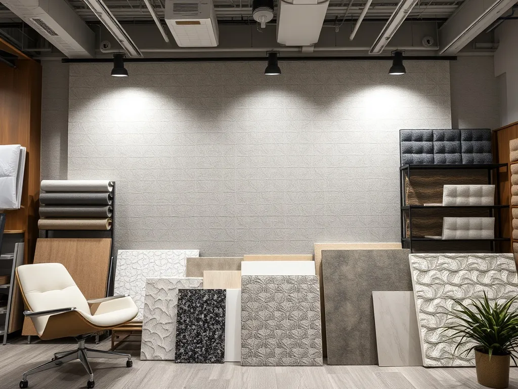 Focus room with sound dampening panels